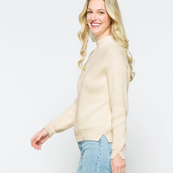 Marine Layer Cream Skyler Sweater - Picture 2 of 11